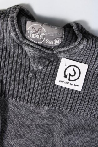 Ανδρικό πουλόβερ Tom Tompson, Μέγεθος M, Χρώμα Γκρί, Τιμή 7,36 €