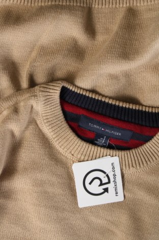 Męski sweter Tommy Hilfiger, Rozmiar M, Kolor Beżowy, Cena 307,06 zł