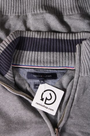 Pánský svetr  Tommy Hilfiger, Velikost M, Barva Šedá, Cena  918,00 Kč