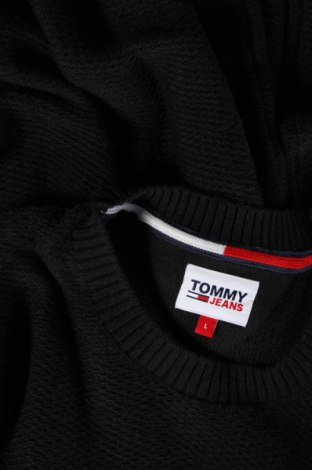 Herrenpullover Tommy Jeans, Größe L, Farbe Schwarz, Preis 52,58 €