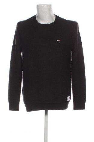 Мъжки пуловер Tommy Jeans, Размер L, Цвят Черен, Цена 204,00 лв.