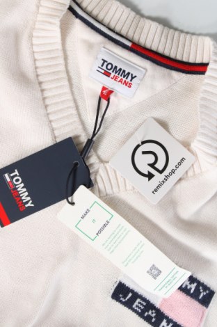 Męski sweter Tommy Jeans, Rozmiar XL, Kolor Biały, Cena 244,69 zł