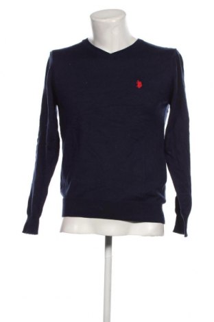 Мъжки пуловер U.S. Polo Assn., Размер L, Цвят Син, Цена 49,60 лв.