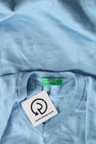 Ανδρικό πουλόβερ United Colors Of Benetton, Μέγεθος M, Χρώμα Μπλέ, Τιμή 11,99 €