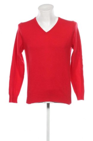 Ανδρικό πουλόβερ United Colors Of Benetton, Μέγεθος L, Χρώμα Κόκκινο, Τιμή 12,62 €