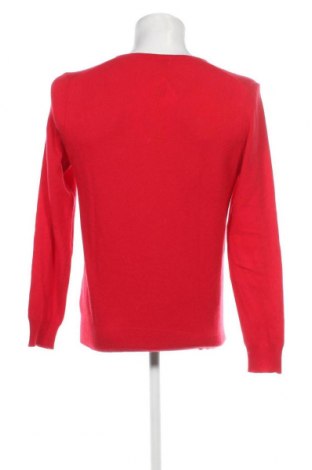 Мъжки пуловер United Colors Of Benetton, Размер L, Цвят Червен, Цена 18,36 лв.