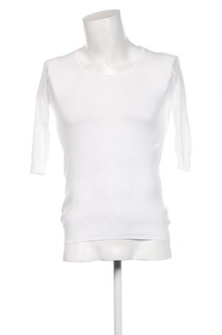 Ανδρικό πουλόβερ United Colors Of Benetton, Μέγεθος S, Χρώμα Λευκό, Τιμή 11,57 €