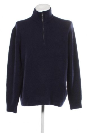Мъжки пуловер United Colors Of Benetton, Размер XXL, Цвят Син, Цена 33,88 лв.