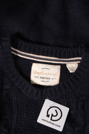 Herrenpullover Vintage, Größe L, Farbe Blau, Preis € 8,48
