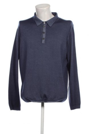 Ανδρικό πουλόβερ Walbusch, Μέγεθος XL, Χρώμα Μπλέ, Τιμή 19,18 €