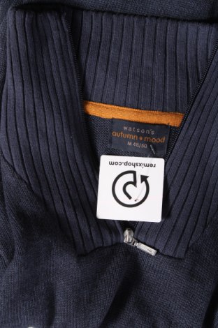 Ανδρικό πουλόβερ Watson's, Μέγεθος M, Χρώμα Μπλέ, Τιμή 7,57 €