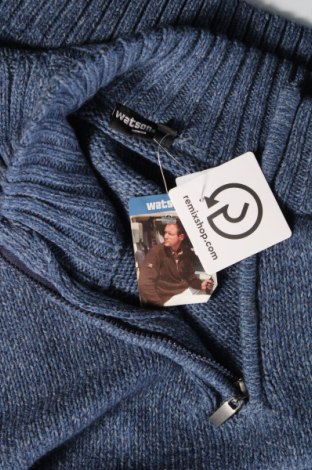 Herrenpullover Watson's, Größe M, Farbe Blau, Preis 11,36 €