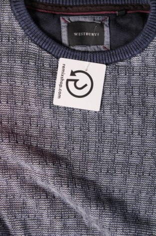 Ανδρικό πουλόβερ Westbury, Μέγεθος L, Χρώμα Μπλέ, Τιμή 6,31 €