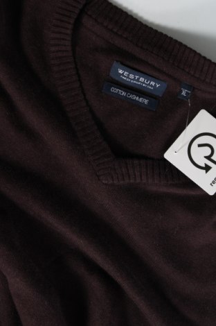 Ανδρικό πουλόβερ Westbury, Μέγεθος XL, Χρώμα Καφέ, Τιμή 9,46 €