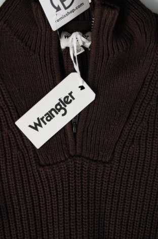 Męski sweter Wrangler, Rozmiar L, Kolor Brązowy, Cena 149,26 zł