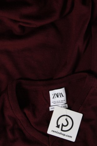 Pulover de bărbați Zara, Mărime XL, Culoare Roșu, Preț 48,42 Lei
