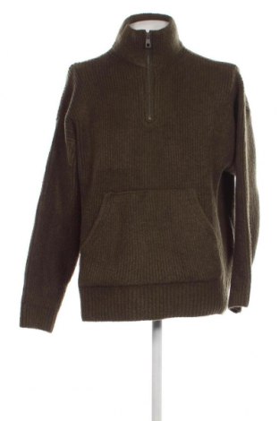 Мъжки пуловер Zara, Размер M, Цвят Зелен, Цена 31,28 лв.