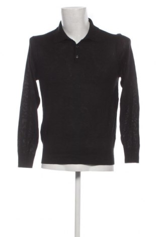 Мъжки пуловер Zara, Размер M, Цвят Черен, Цена 12,16 лв.