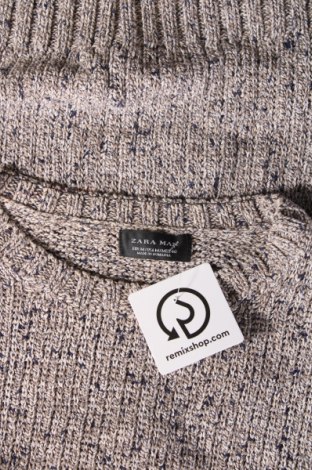 Мъжки пуловер Zara Man, Размер M, Цвят Бежов, Цена 14,40 лв.