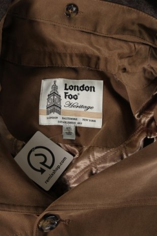 Herren Regenmantel London Fog, Größe L, Farbe Braun, Preis € 123,71