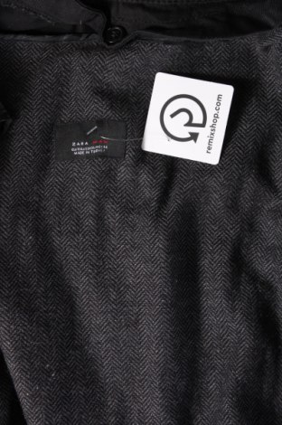 Мъжки шлифер Zara Man, Размер XXL, Цвят Черен, Цена 29,24 лв.