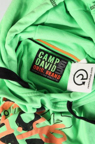 Herren Sweatshirt Camp David, Größe L, Farbe Grün, Preis 38,27 €