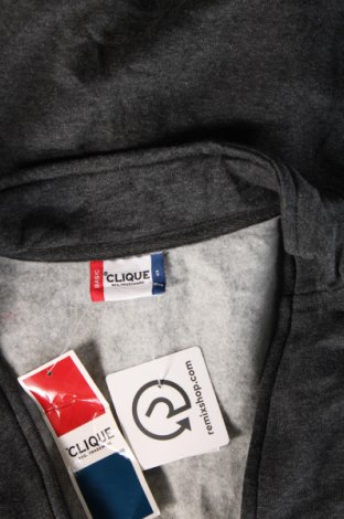 Herren Sweatshirt Clique, Größe S, Farbe Grau, Preis 14,40 €