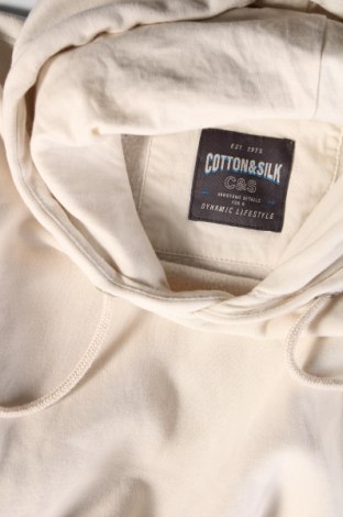 Herren Sweatshirt Cotton&silk, Größe L, Farbe Beige, Preis 23,71 €