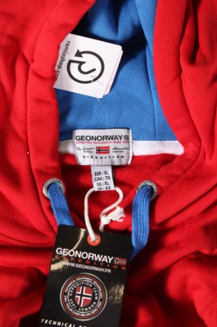 Pánská mikina  Geographical Norway, Velikost XL, Barva Červená, Cena  887,00 Kč