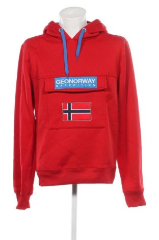 Hanorac de bărbați Geographical Norway, Mărime XL, Culoare Roșu, Preț 450,17 Lei