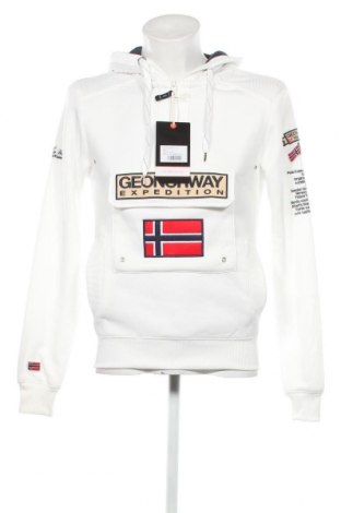 Hanorac de bărbați Geographical Norway, Mărime S, Culoare Alb, Preț 317,77 Lei