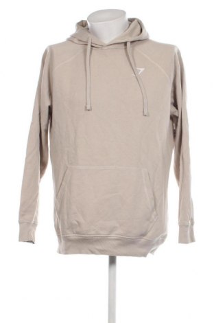 Herren Sweatshirt Gymshark, Größe L, Farbe Beige, Preis € 28,53