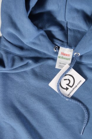 Herren Sweatshirt Hanes, Größe 3XL, Farbe Blau, Preis € 15,65