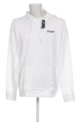 Herren Sweatshirt Hollister, Größe XXL, Farbe Weiß, Preis 26,37 €