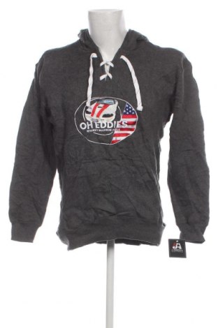 Herren Sweatshirt J.America, Größe M, Farbe Grau, Preis 6,86 €