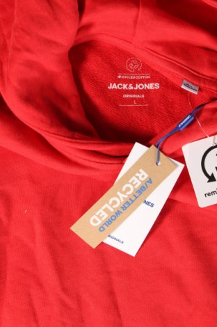 Ανδρικό φούτερ Jack & Jones, Μέγεθος L, Χρώμα Κόκκινο, Τιμή 31,96 €