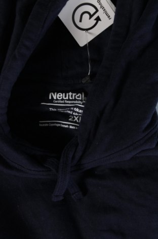 Ανδρικό φούτερ Neutral, Μέγεθος XXL, Χρώμα Μπλέ, Τιμή 15,25 €