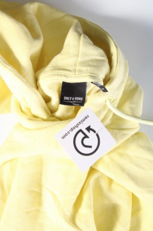 Herren Sweatshirt Only & Sons, Größe M, Farbe Gelb, Preis 8,07 €