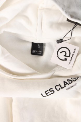 Herren Sweatshirt Only & Sons, Größe XXL, Farbe Weiß, Preis € 10,20