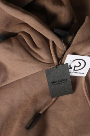 Herren Sweatshirt Only & Sons, Größe L, Farbe Braun, Preis € 23,71