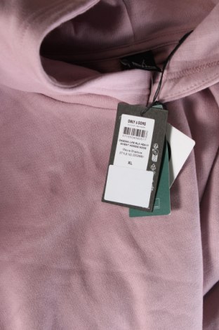 Herren Sweatshirt Only & Sons, Größe XL, Farbe Rosa, Preis € 9,96