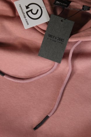 Herren Sweatshirt Only & Sons, Größe M, Farbe Rosa, Preis € 23,71