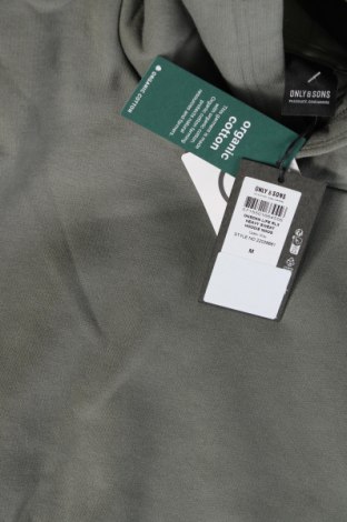 Ανδρικό φούτερ Only & Sons, Μέγεθος M, Χρώμα Πράσινο, Τιμή 6,64 €