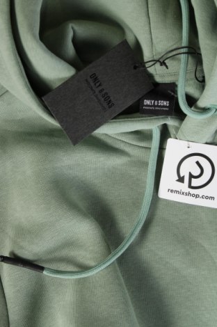 Herren Sweatshirt Only & Sons, Größe L, Farbe Grün, Preis € 11,38