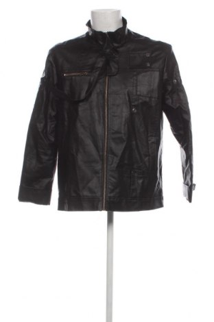 Ανδρικό δερμάτινο μπουφάν, Μέγεθος XL, Χρώμα Μαύρο, Τιμή 25,76 €