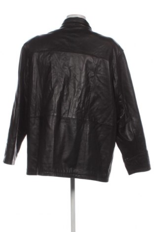 Ανδρικό δερμάτινο μπουφάν, Μέγεθος 3XL, Χρώμα Μαύρο, Τιμή 66,19 €