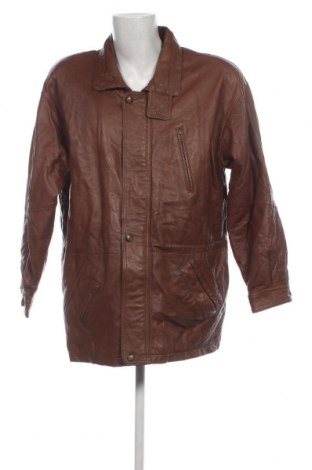 Pánska kožená bunda , Veľkosť L, Farba Hnedá, Cena  27,30 €