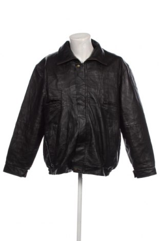 Pánska kožená bunda , Veľkosť 3XL, Farba Čierna, Cena  60,67 €