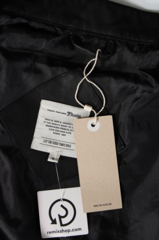 Ανδρικό δερμάτινο μπουφάν Bellfield, Μέγεθος M, Χρώμα Μαύρο, Τιμή 45,13 €