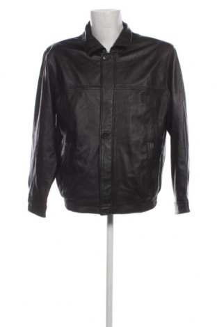 Ανδρικό δερμάτινο μπουφάν David Moore, Μέγεθος L, Χρώμα Μαύρο, Τιμή 132,80 €